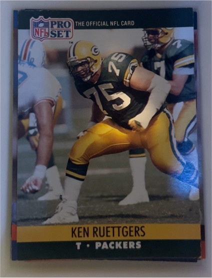 1990 Pro Set #507 Ken Ruettgers — front