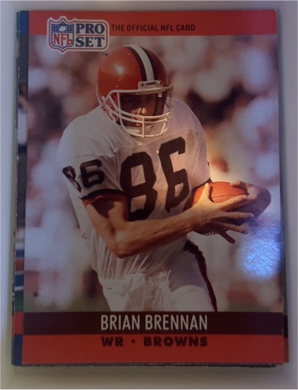 1990 Pro Set #470 Brian Brennan — front