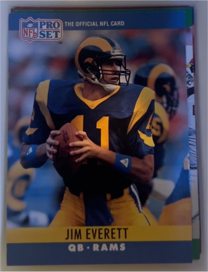 1990 Pro Set #165 Jim Everett — front