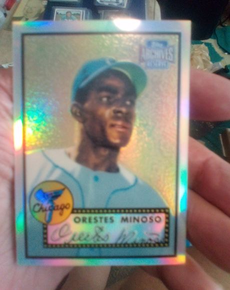 2001 Topps Archives Reserve #54 Orestes Minoso — front