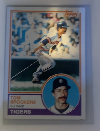 1983 Topps #119 Tom Brookens — front
