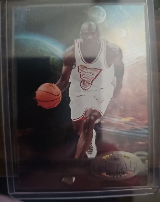 2021 Skybox Metal Universe Champions Retro #RB-1 Michael Jordan — front