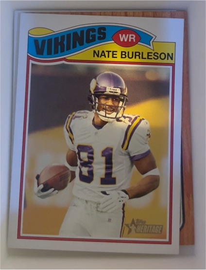 2005 Topps Heritage #108 Nate Burleson — front