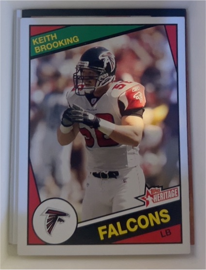 2005 Topps Heritage #166 Keith Brooking — front