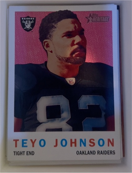 2005 Topps Heritage #330 Teyo Johnson — front