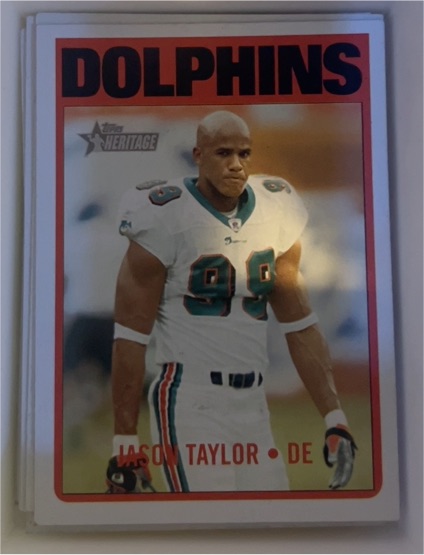 2005 Topps Heritage #116 Jason Taylor — front