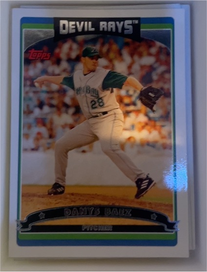 2006 Topps #124 Danys Baez Tampa Bay Devil Rays — front