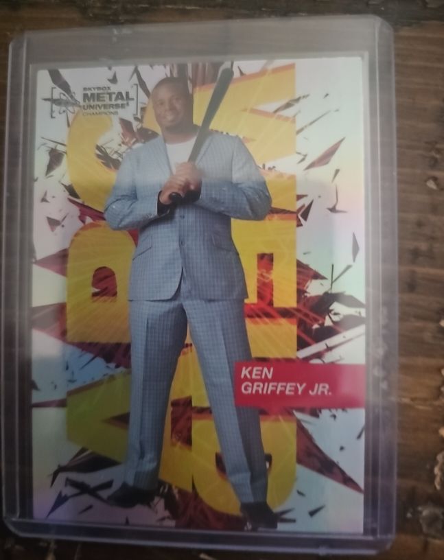 2021 Skybox Metal Universe Champions #AW-9 Ken Griffey Jr. — front