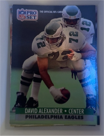 1991 Pro Set #613 David Alexander — front