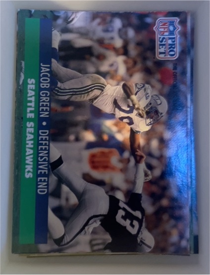 1991 Pro Set #661 Jacob Green — front