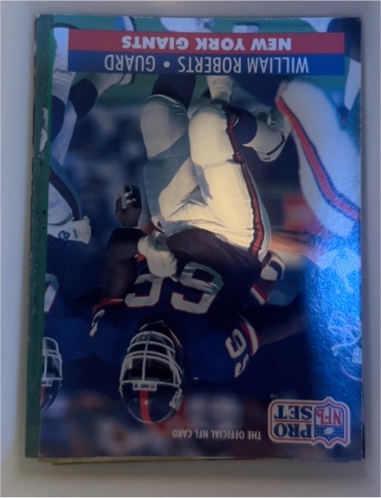 1990 Pro Set #59 William Roberts — front