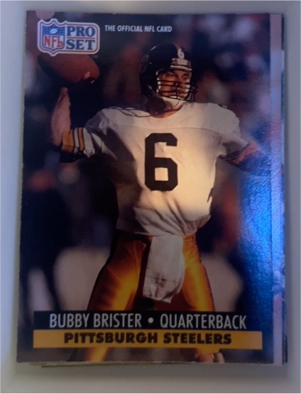 1991 Pro Set #631 Bubby Brister — front