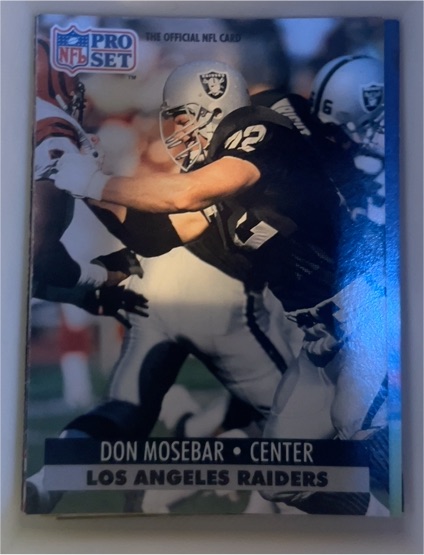1991 Pro Set #547 Don Mosebar — front