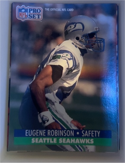 1991 Pro Set #666 Eugene Robinson Seattle Seahawks — front