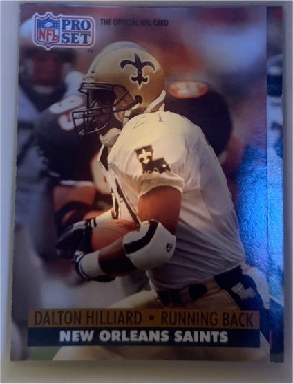 1991 Pro Set #589 Dalton Hilliard — front