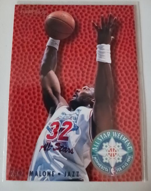 1994-95 Fleer #18 Karl Malone All-Stars — front