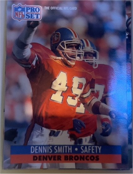 1991 Pro Set #495 Dennis Smith — front