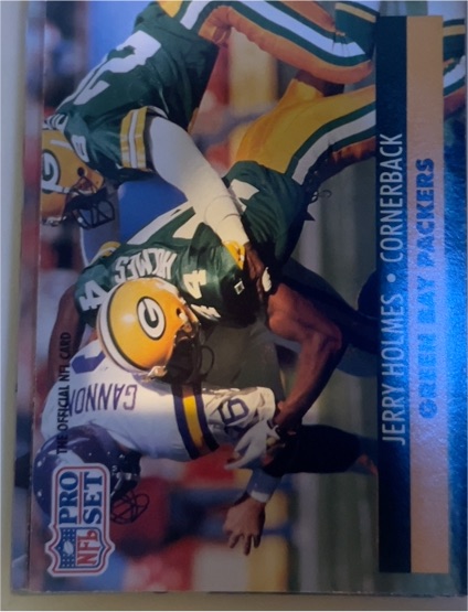1991 Pro Set #509 Jerry Holmes Green Bay Packers — front