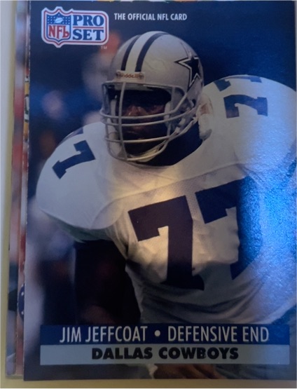 1991 Pro Set #479 Jim Jeffcoat — front