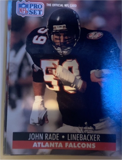 1991 Pro Set #438 John Rade — front