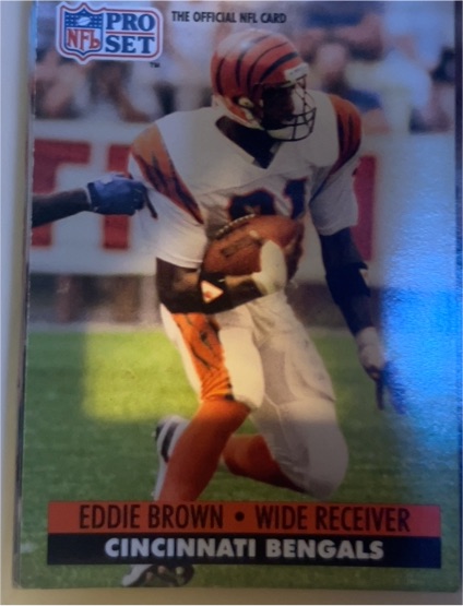 1991 Pro Set #461 Eddie Brown — front