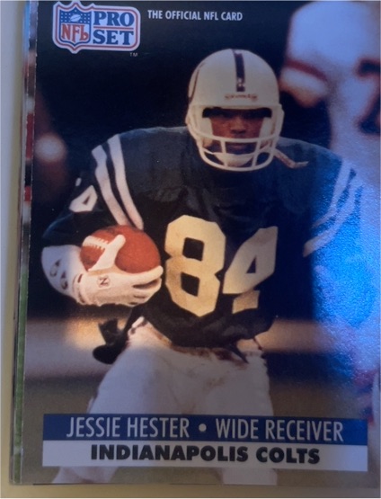 1991 Pro Set #528 Jessie Hester — front