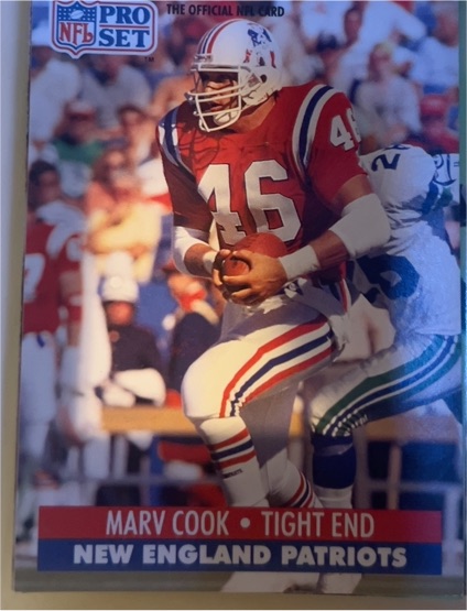 1991 Pro Set #227 Marv Cook — front
