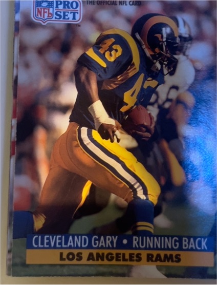 1991 Pro Set #551 Cleveland Gary — front