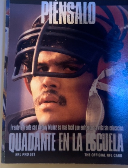 1991 Pro Set #375 Anthony Munoz — front