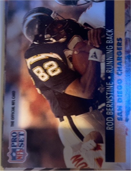 1991 Pro Set #640 Rod Bernstine — front