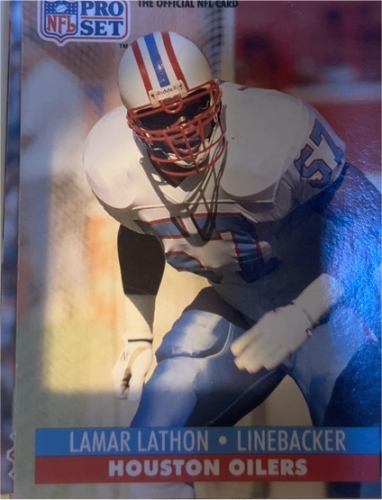 1991 Pro Set #519 Lamar Lathon — front