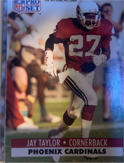 1991 Pro Set #628 Jay Taylor — front