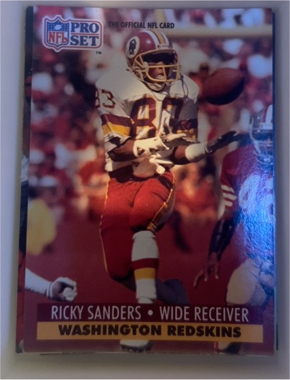 1991 Pro Set #83 Ricky Sanders — front