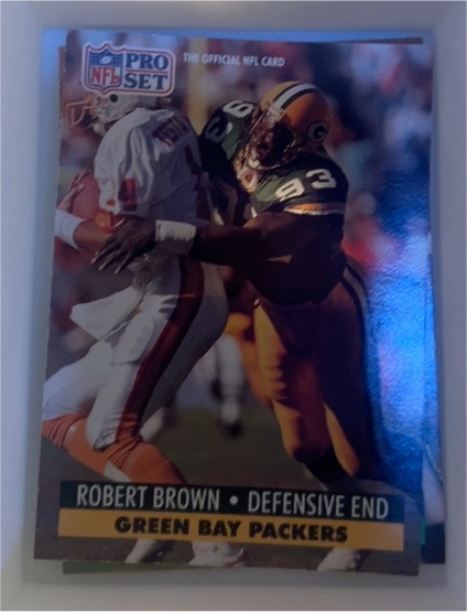 1991 Pro Set #506 Robert Brown — front