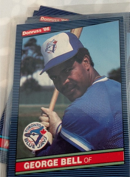 1986 Donruss #71 George Bell — front