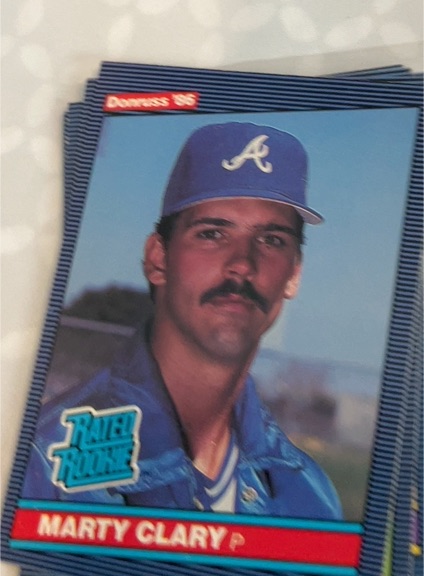 1986 Donruss #36 Marty Clary — front