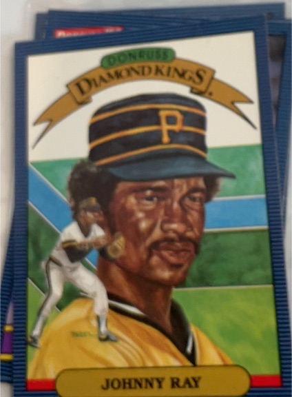 1986 Donruss Diamond Kings #19 Johnny Ray — front