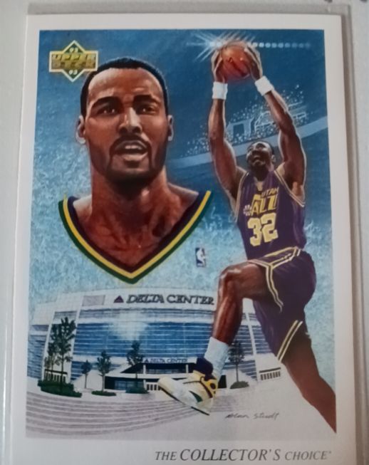 1992-93 Upper Deck #44 Karl Malone — front