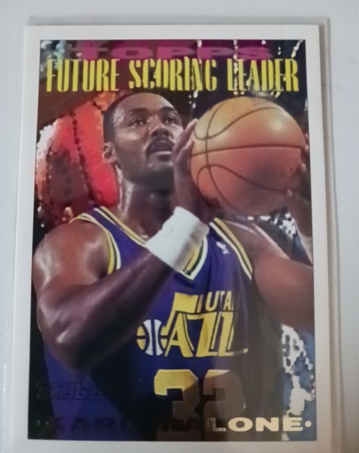 1993-94 Topps #389 Karl Malone — front