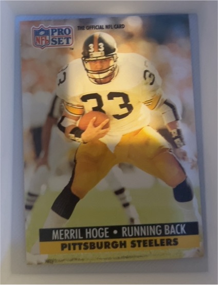 1991 Pro Set #274 Merril Hoge — front