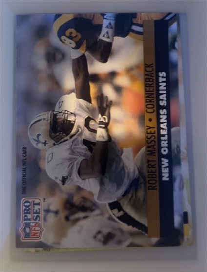 1991 Pro Set #238 Robert Massey — front