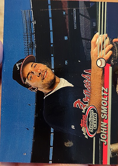 1993 Topps Stadium Club #463 John Smoltz — front