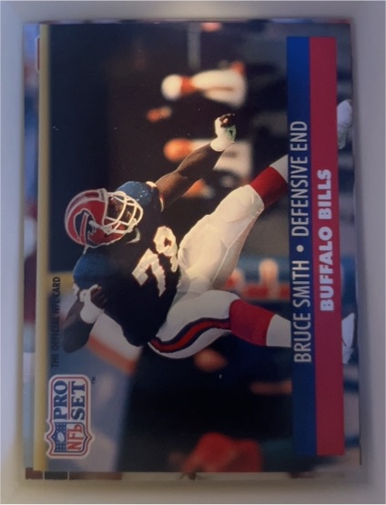 1991 Pro Set #83 Bruce Smith — front