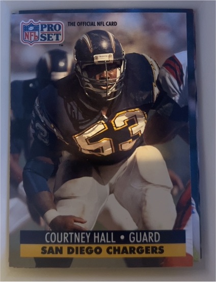 1991 Pro Set #284 Courtney Hall — front