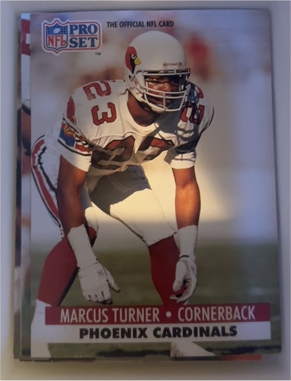 1991 Pro Set #269 Marcus Turner — front