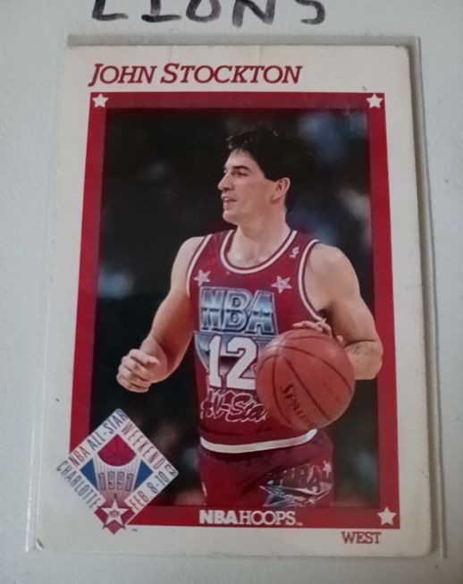 1991-92 NBA Hoops #271 John Stockton — front