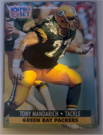 1991 Pro Set #157 Tony Mandarich — front