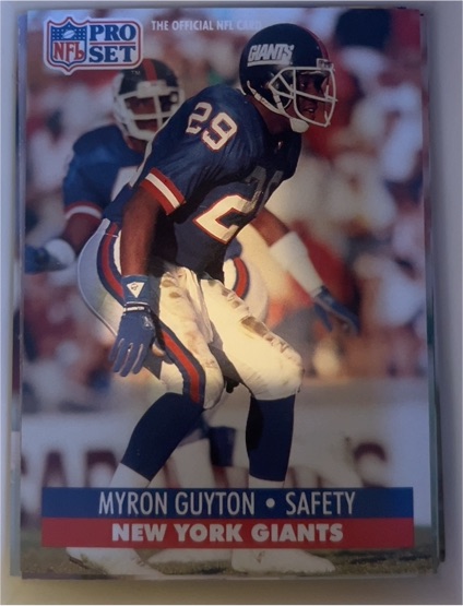 1991 Pro Set #61 Myron Guyton — front