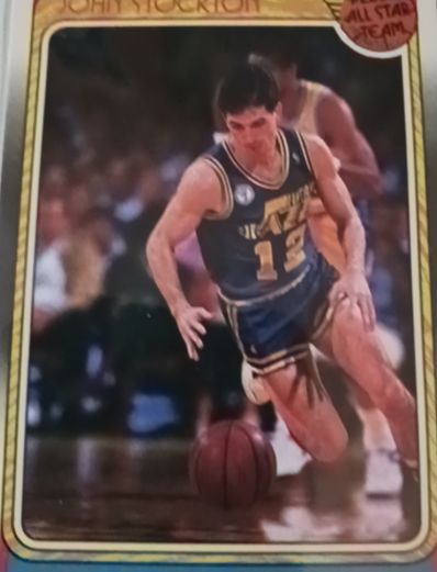 1988-89 Fleer #127 John Stockton — front