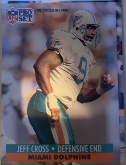 1991 Pro Set #208 Jeff Cross — front